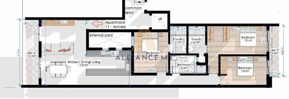 3 Bedroom Apartment for Sale in Zabbar — Zabbar, Malta
