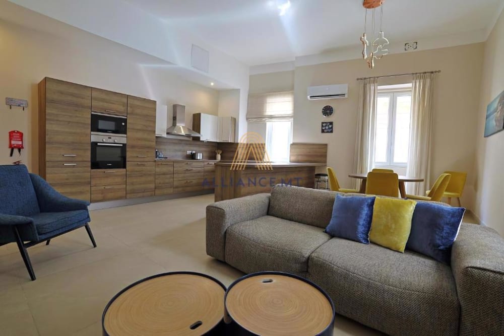 2 Bedroom Apartment for Rent in Sliema — Sliema, Malta