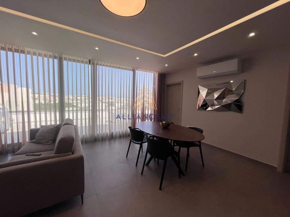 2 Bedroom Penthouse for Rent in Birkirkara — Birkirkara, Malta