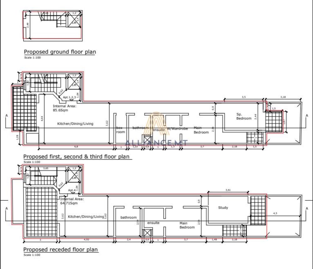 2 Bedroom Penthouse for Sale in Qormi — Qormi, Malta