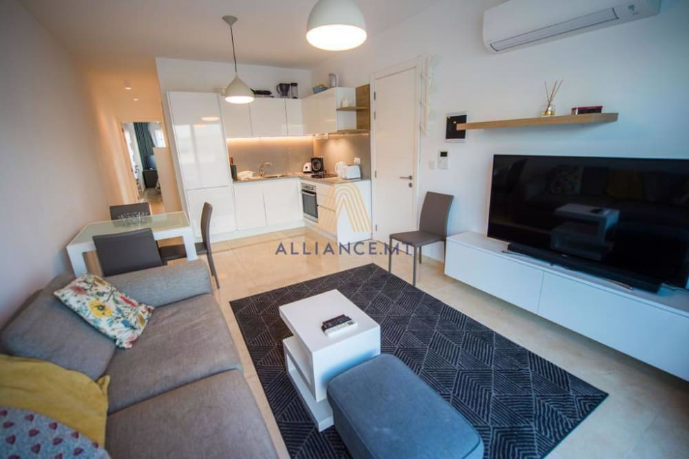 2 Bedroom Penthouse for Rent in Gzira — Gzira, Malta