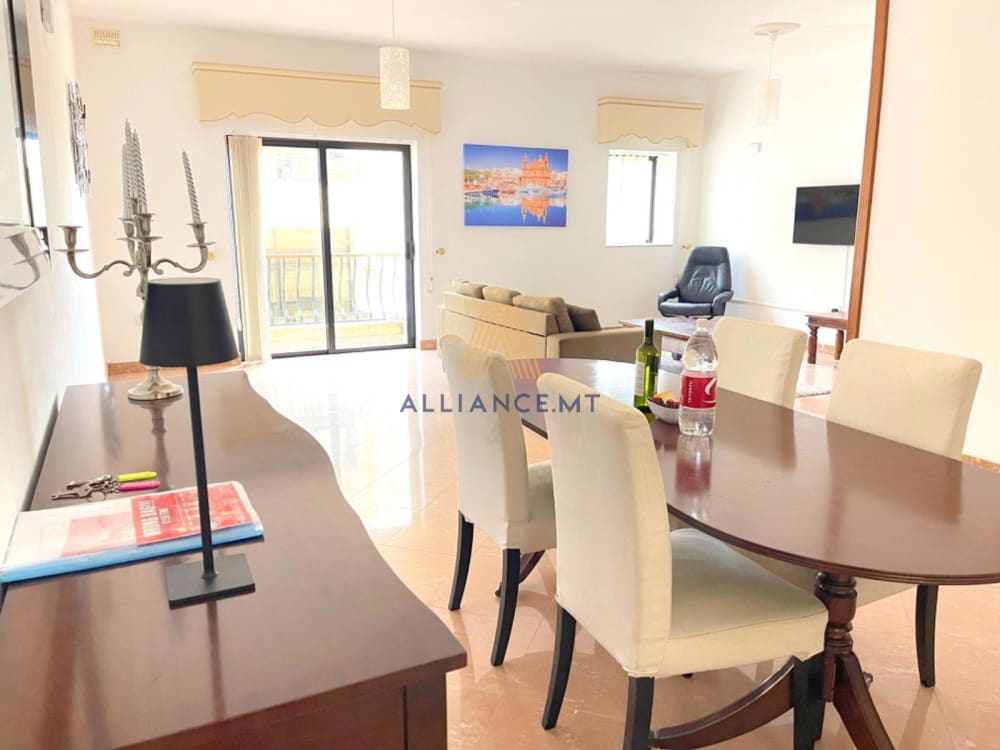 3 Bedroom Apartment for Rent in Sliema — Sliema, Malta