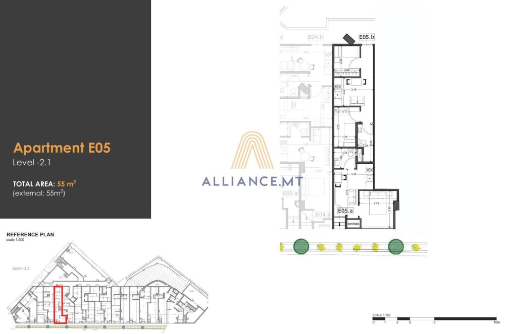 1 Bedroom Maisonette (Studio) for Sale in Msida — Msida, Malta