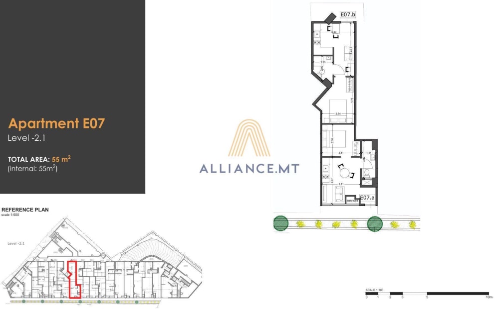 1 Bedroom Maisonette (Studio) for Sale in Msida — Msida, Malta