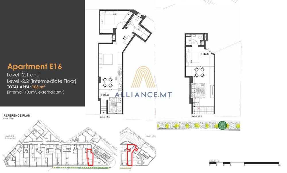 2 Bedroom Maisonette (Duplex) for Sale in Msida — Msida, Malta