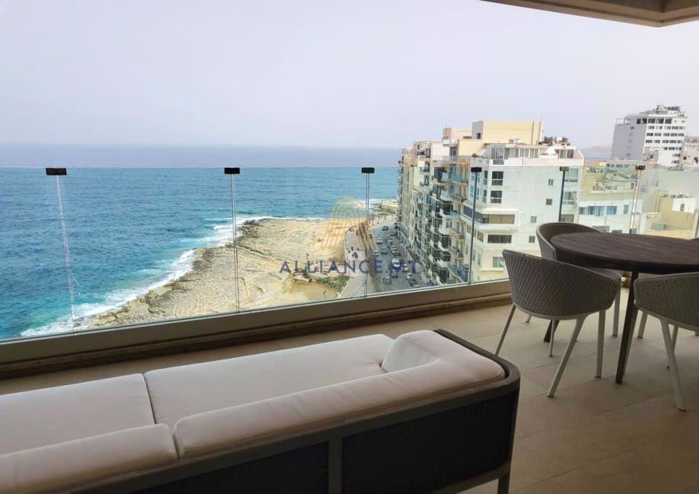 3 Bedroom Apartment for Rent in Sliema — Sliema, Malta