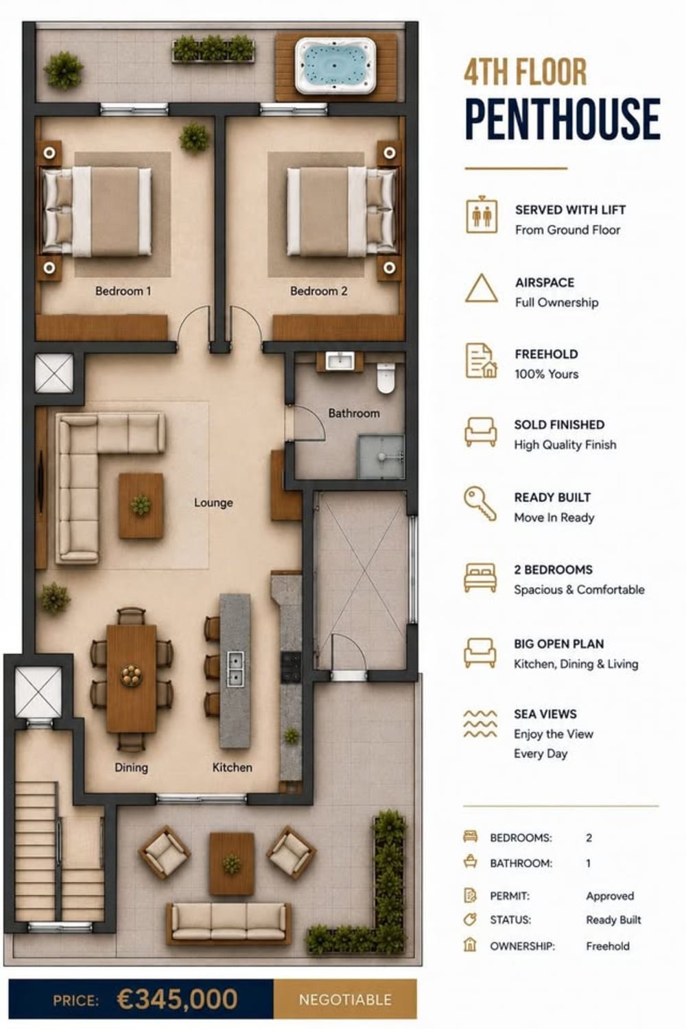 Marsascala Penthouse — Marsascala, Malta