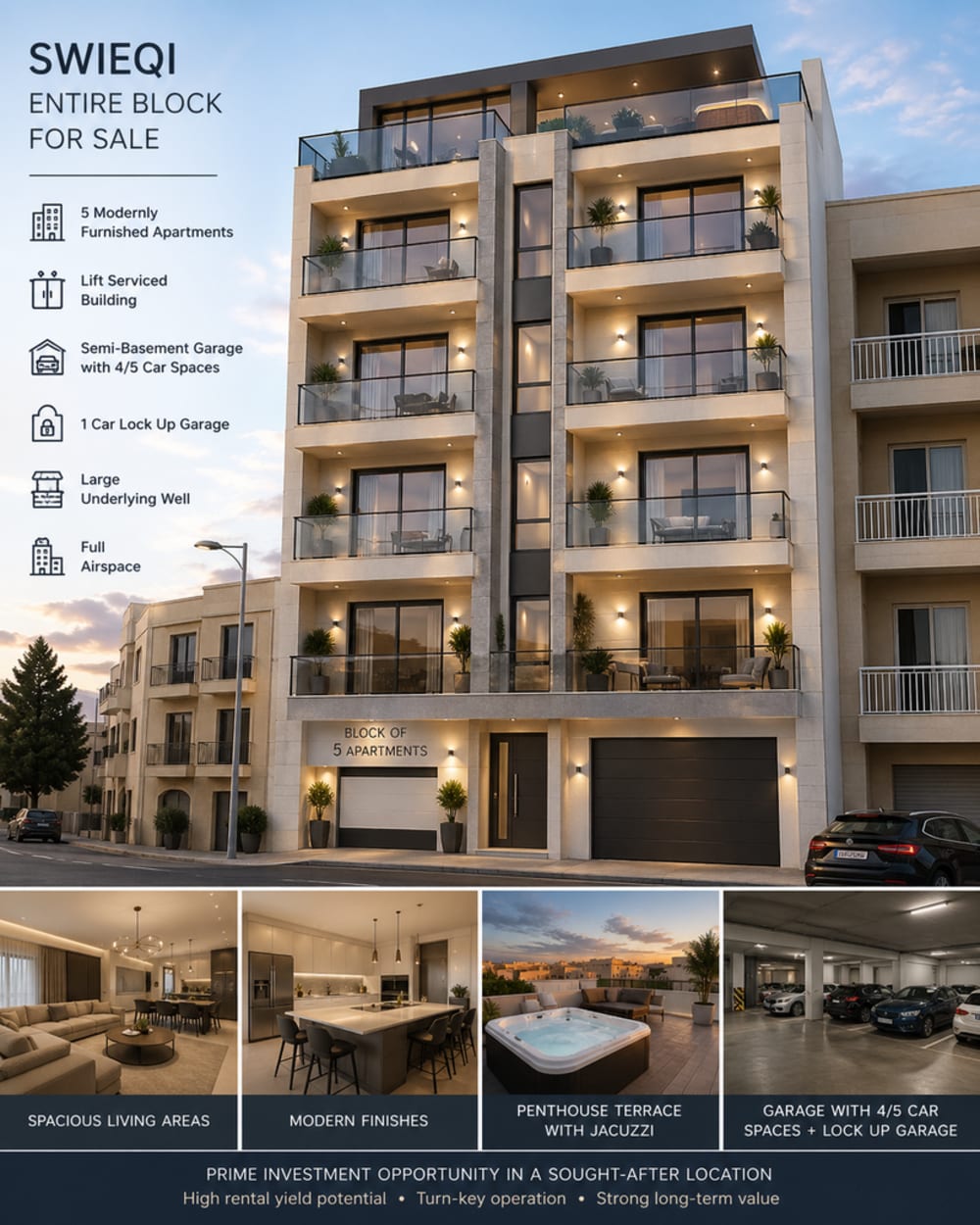 Swieqi Block of Apartments (Res) — Swieqi, Malta