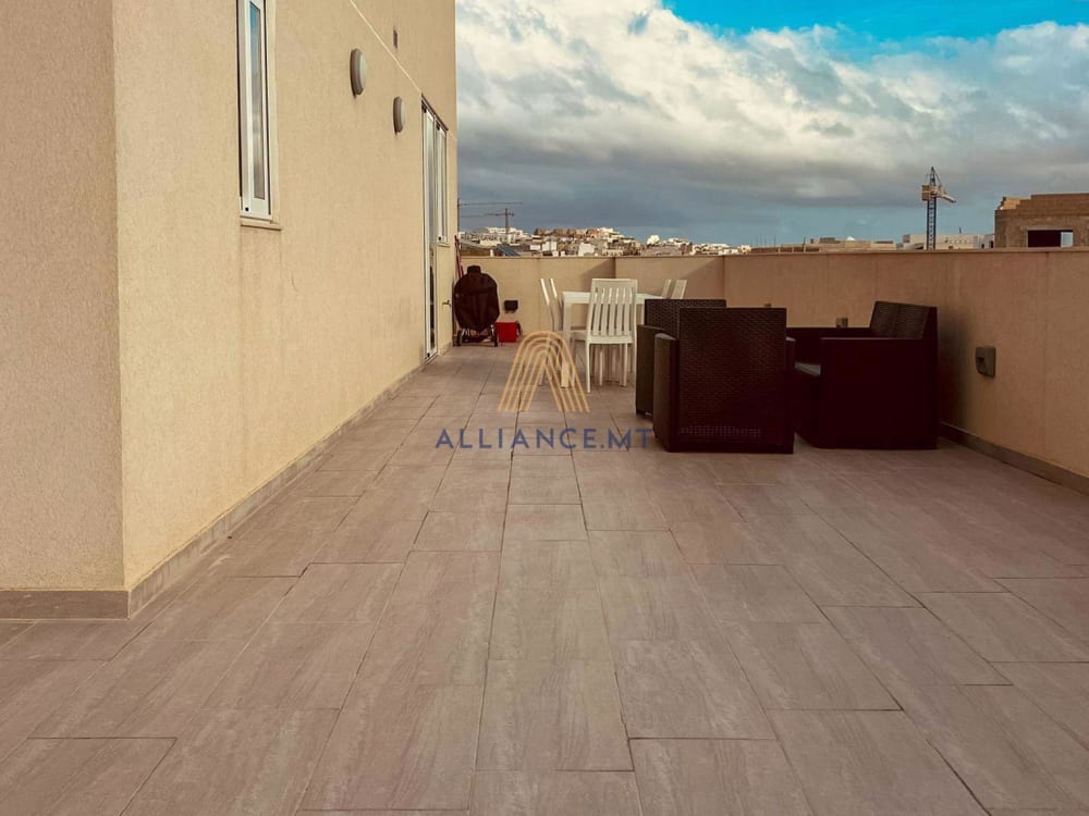 2 Bedroom Penthouse for Rent in Birkirkara — Birkirkara, Malta
