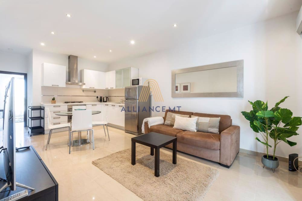 1 Bedroom Apartment for Rent in Sliema — Sliema, Malta