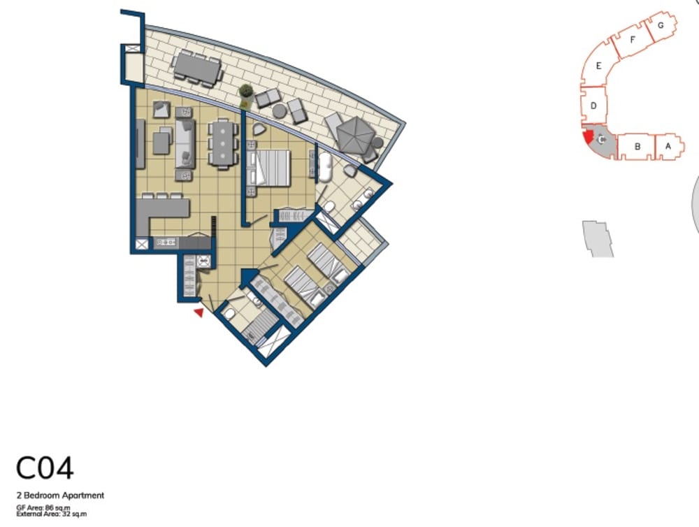 Kalkara Apartment — Kalkara, Malta