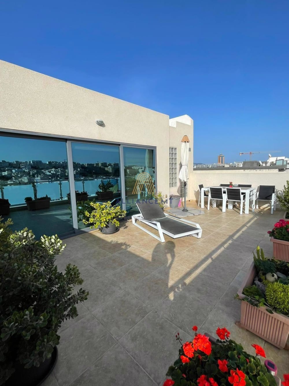 2 Bedroom Penthouse for Rent in Swieqi — Swieqi, Malta