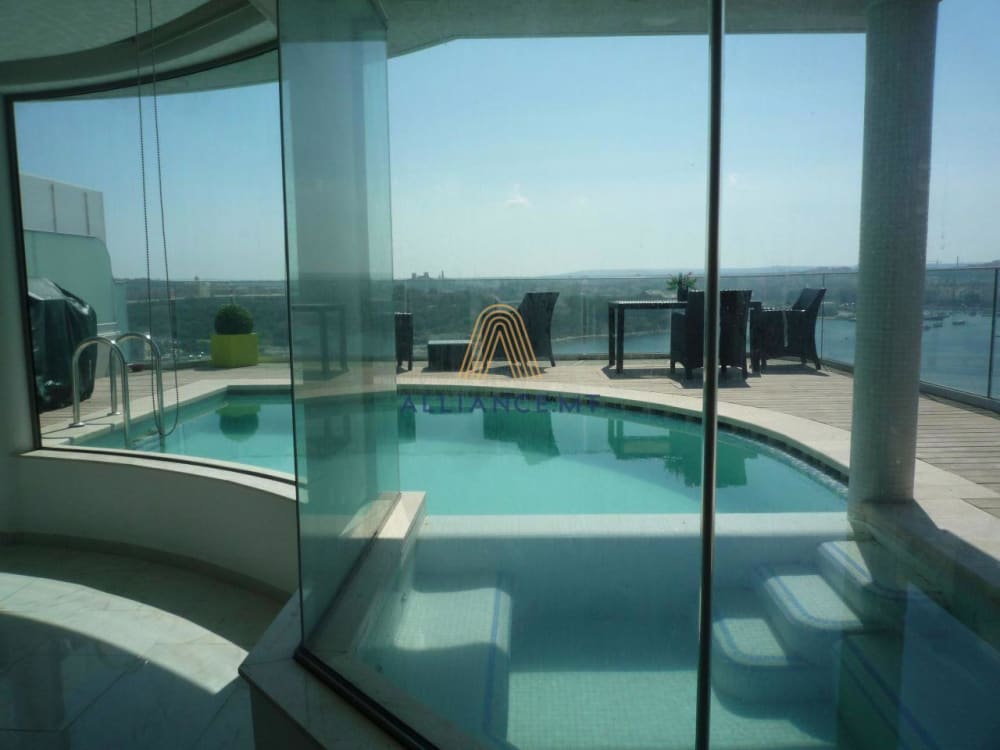 3 Bedroom Penthouse for Rent in Sliema — Sliema, Malta