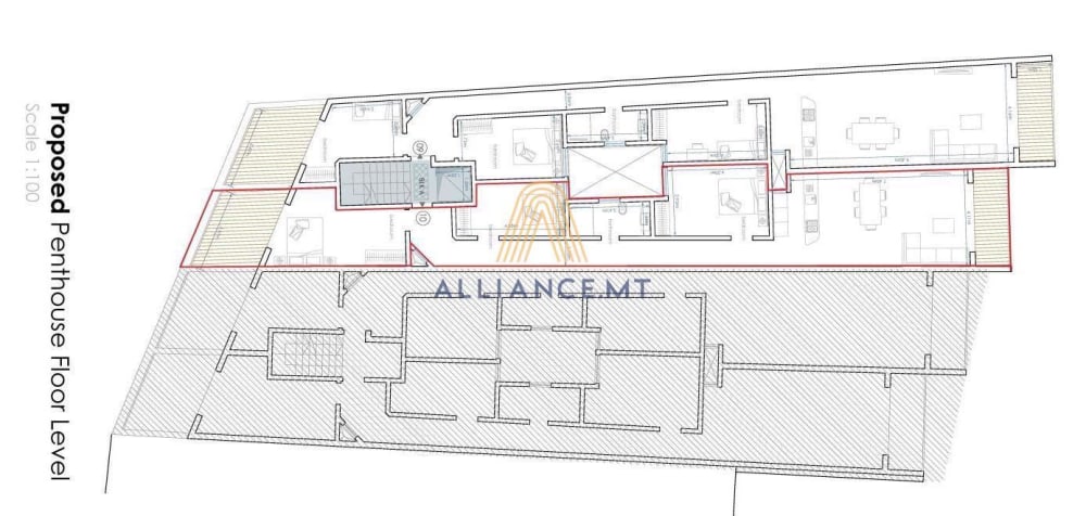 3 Bedroom Penthouse for Sale in Gozo Ghajnsielem — Gozo Ghajnsielem, Malta