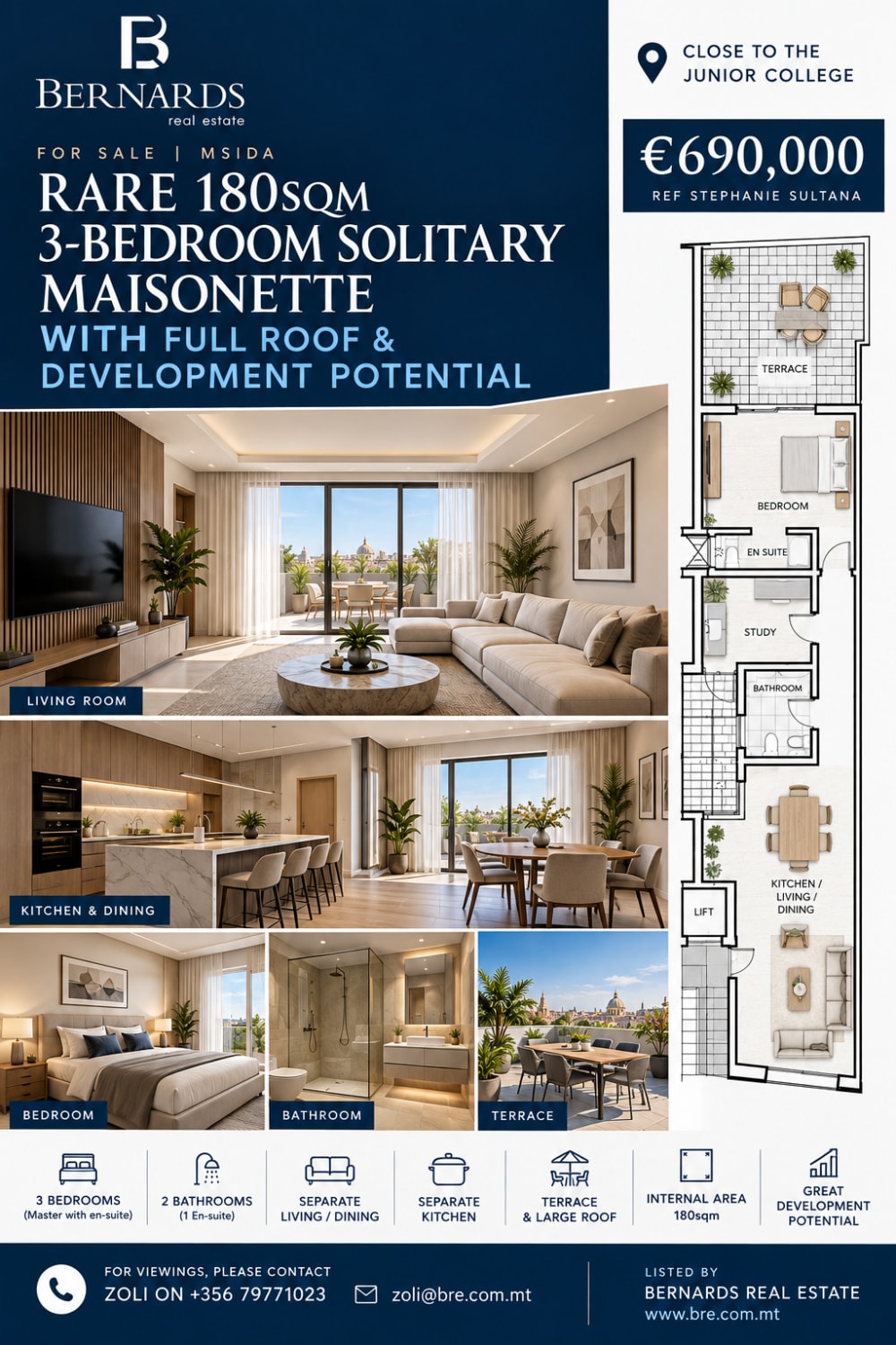 Msida Maisonette — Msida, Malta