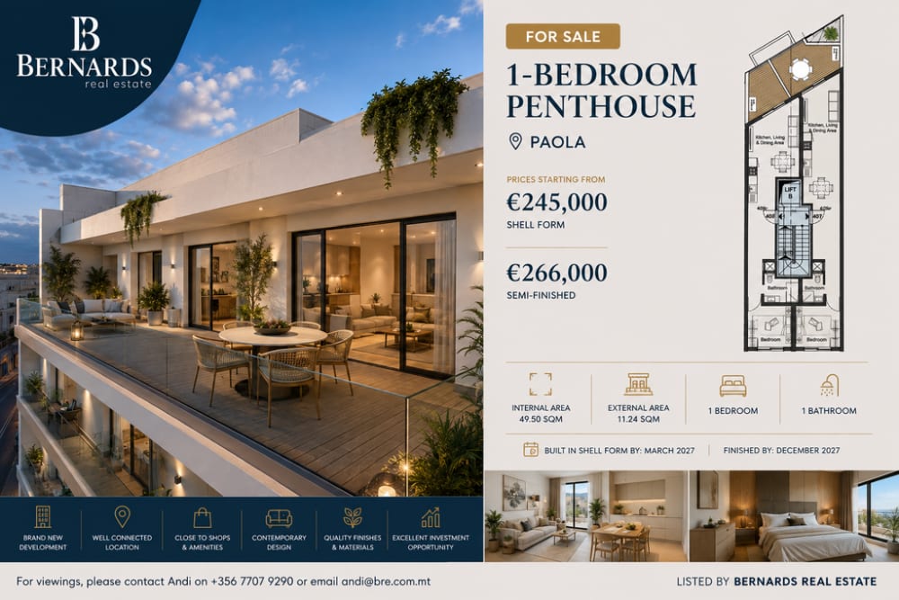 Paola Penthouse — Paola, Malta