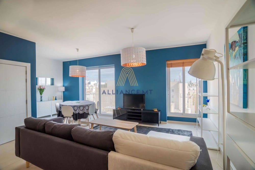 2 Bedroom Apartment for Rent in Gzira — Gzira, Malta