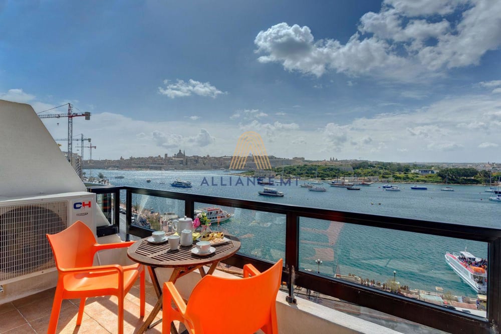 3 Bedroom Apartment for Rent in Sliema — Sliema, Malta
