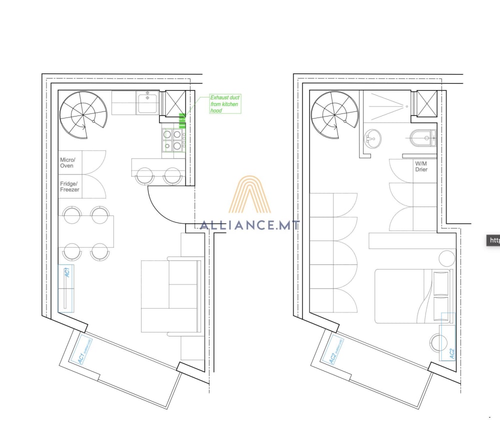 1 Bedroom Apartment (Duplex) for Sale in Msida — Msida, Malta