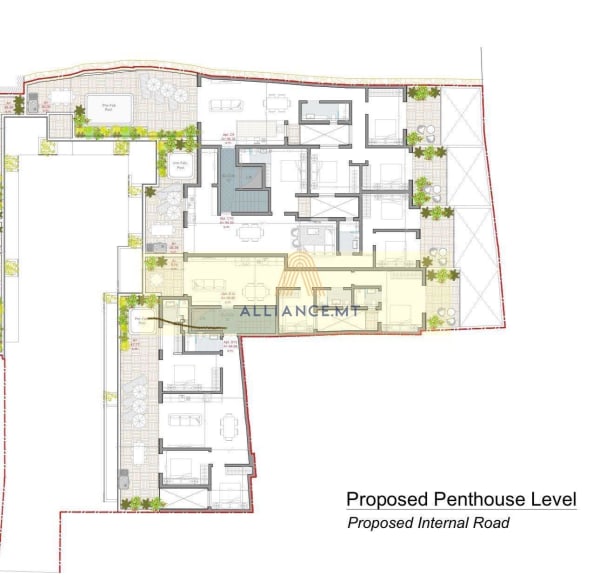 2 Bedroom Penthouse for Sale in Birzebbuga — Birzebbuga, Malta