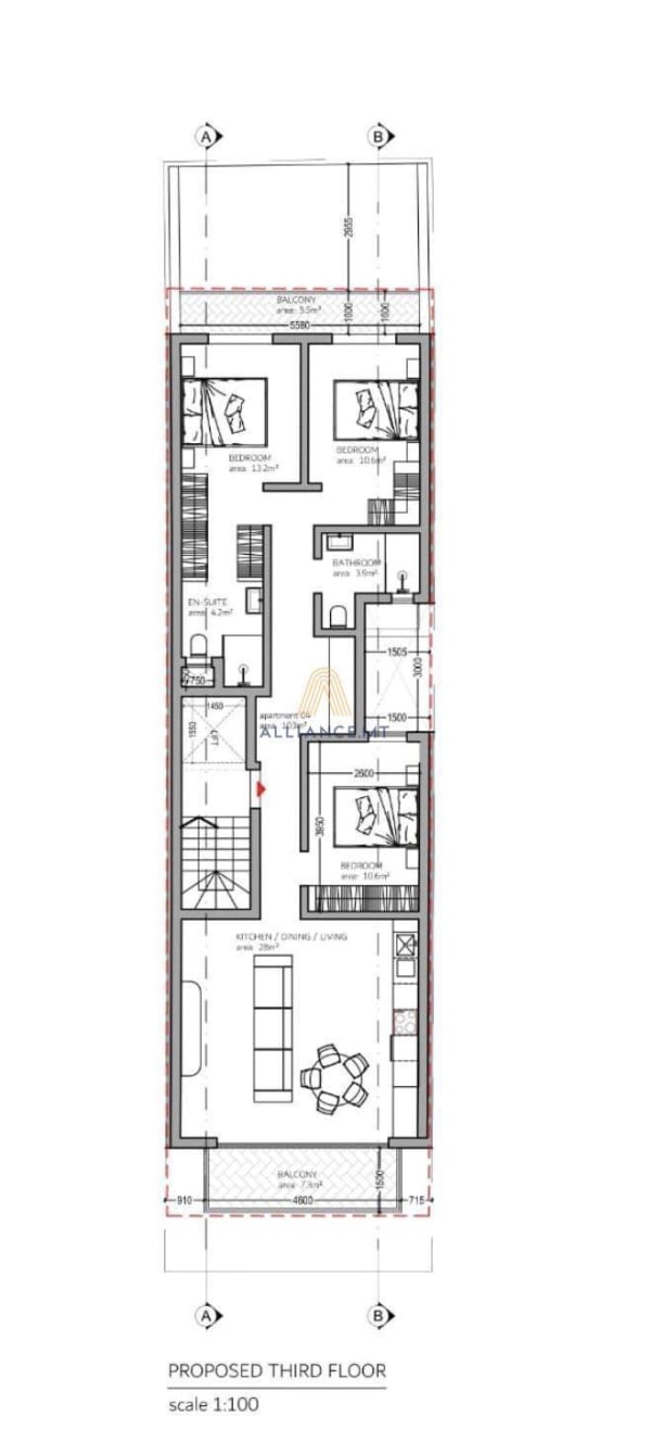 3 Bedroom Apartment for Sale in Naxxar — Naxxar, Malta