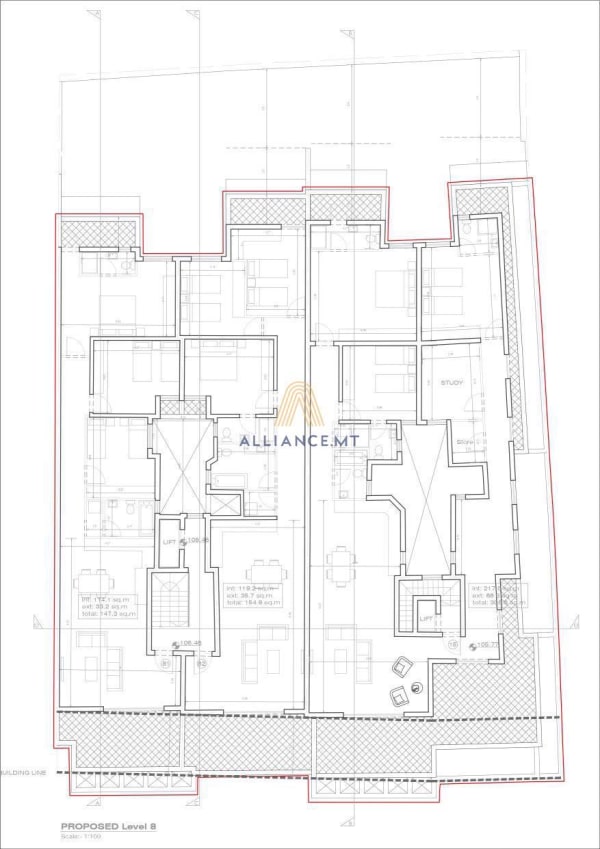 3 Bedroom Penthouse for Sale in St Julian's San Giljan — St Julian's, Malta