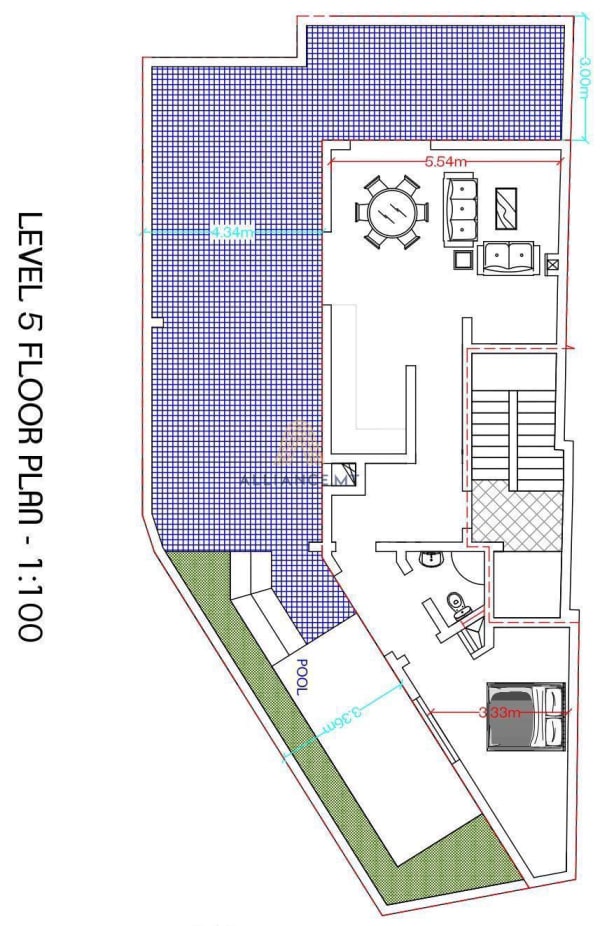 1 Bedroom Penthouse for Sale in Mellieha — Mellieha, Malta