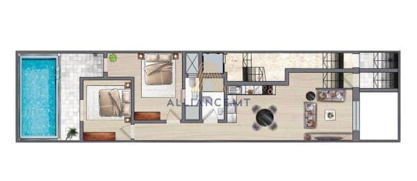 2 Bedroom Maisonette (Ground Floor) for Sale in Mosta — Mosta, Malta