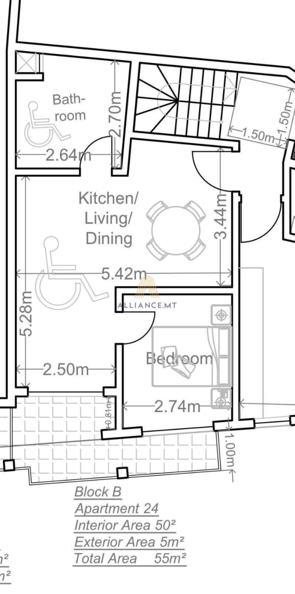 1 Bedroom Apartment for Sale in San Gwann — San Gwann, Malta