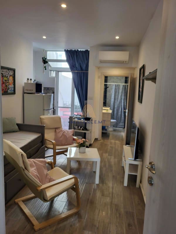 1 Bedroom Apartment (Studio) for Rent in Sliema — Sliema, Malta