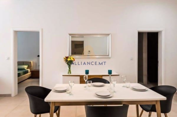 2 Bedroom Apartment for Rent in Sliema — Sliema, Malta