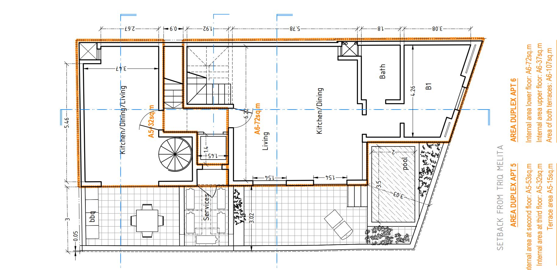 Elegant Modern 100 sqm 2-Bedroom Penthouse in Sliema — Sliema, Malta — photo 4