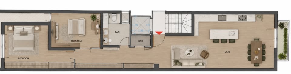 Modern Finished 89 sqm 2-Bedroom Apartment in St. Pauls Bay