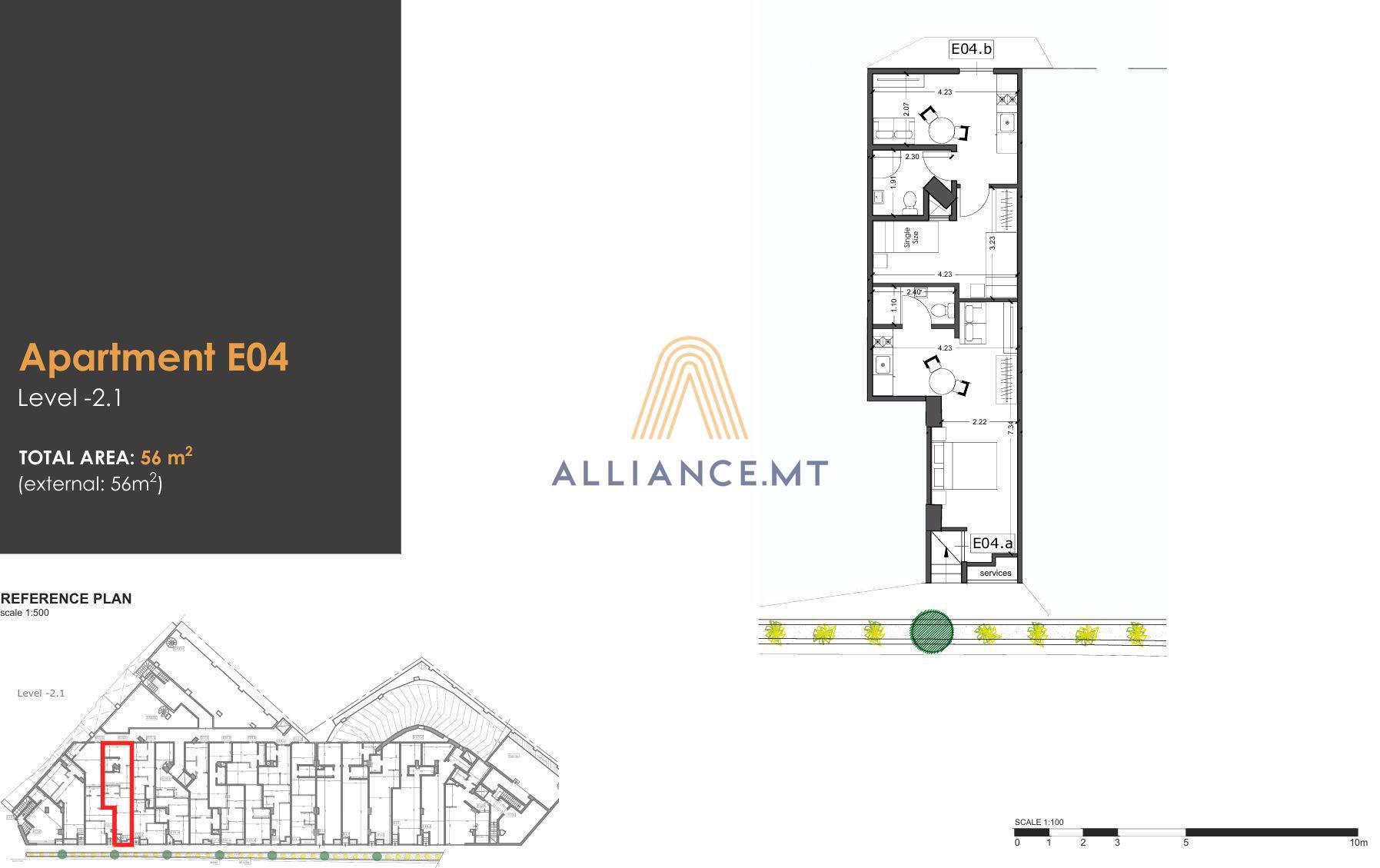 1 Bedroom Maisonette (Studio) for Sale in Msida [SMST660308]