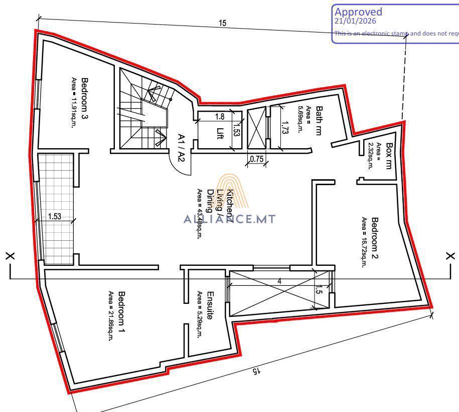 3 Bedroom Apartment for Sale in Siggiewi [SAPT664662]