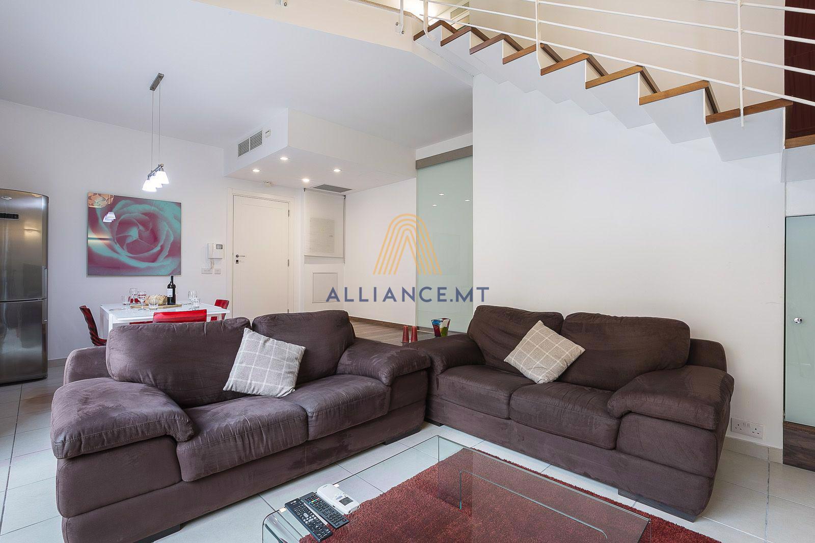 1 Bedroom Apartment (Duplex) for Rent in St Julian's San Giljan — St Julian's San Giljan, Malta — photo 2