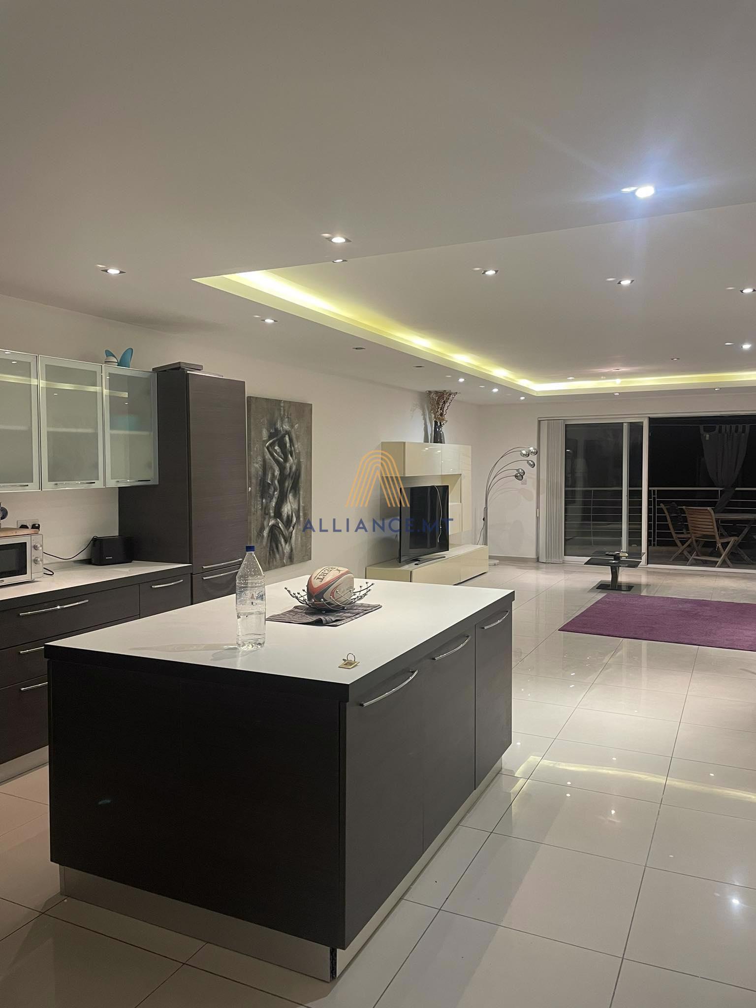 3 Bedroom Apartment for Rent in St Julian's San Giljan — St Julian's San Giljan, Malta — photo 2
