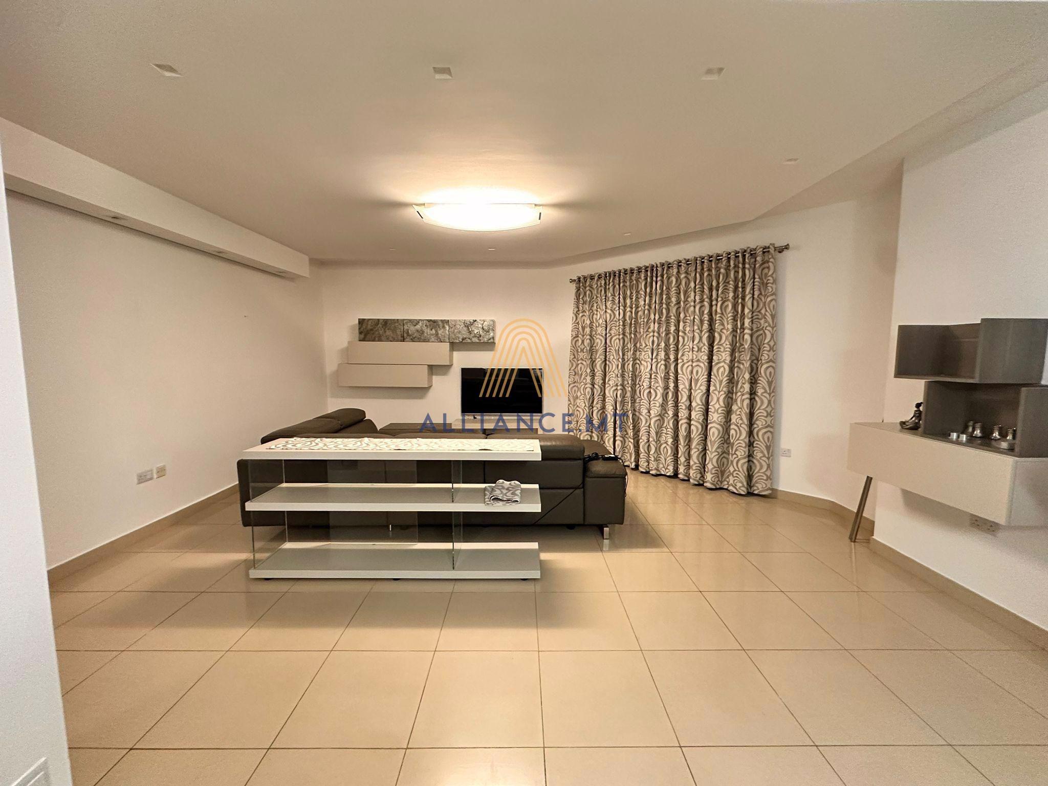 3 Bedroom Apartment for Rent in Sliema
