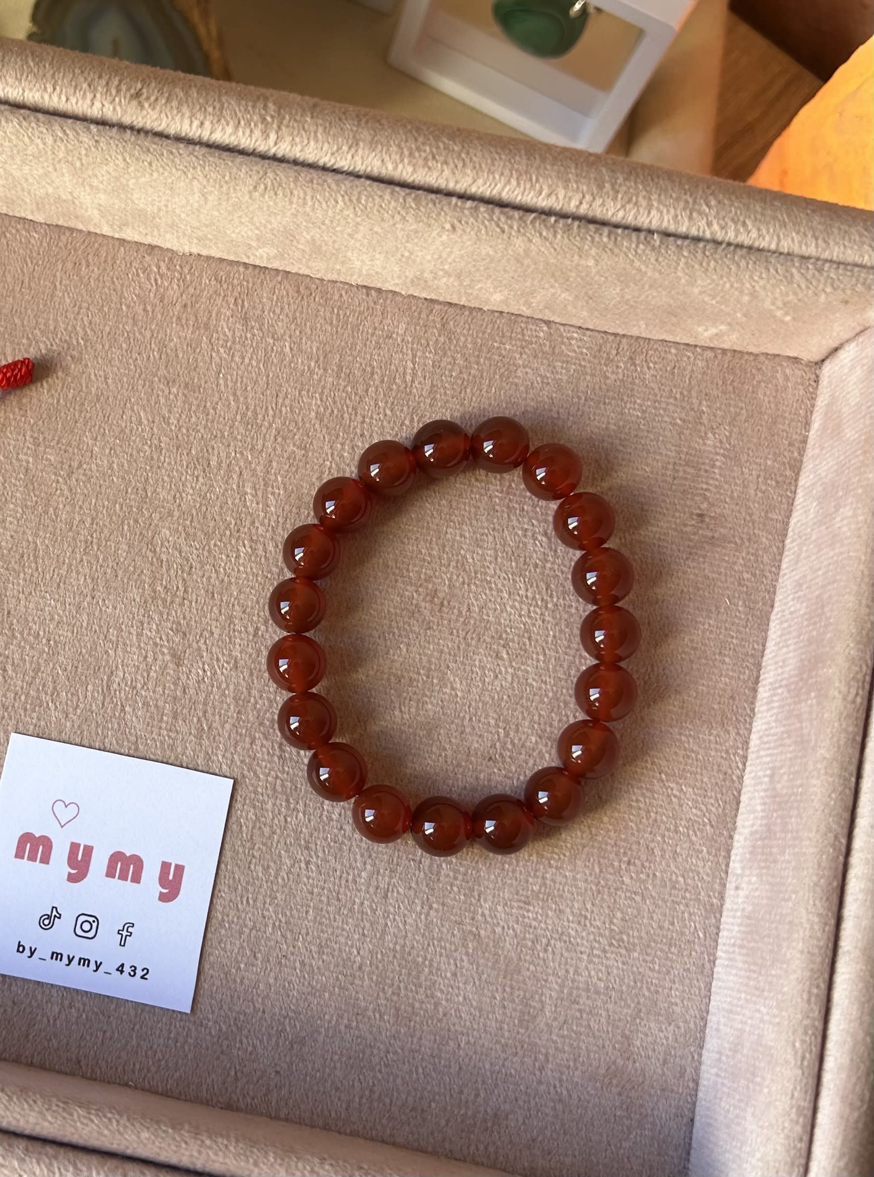 Bracelet cornaline agate yamani