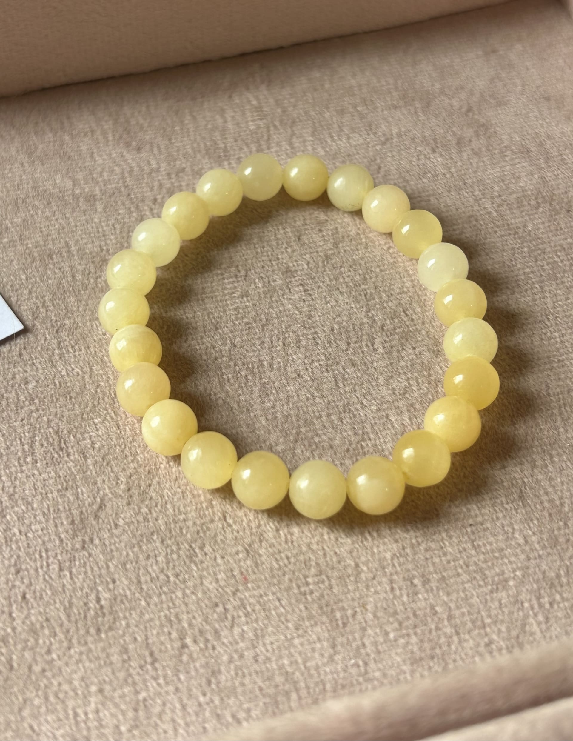 Bracelet calcite jaune