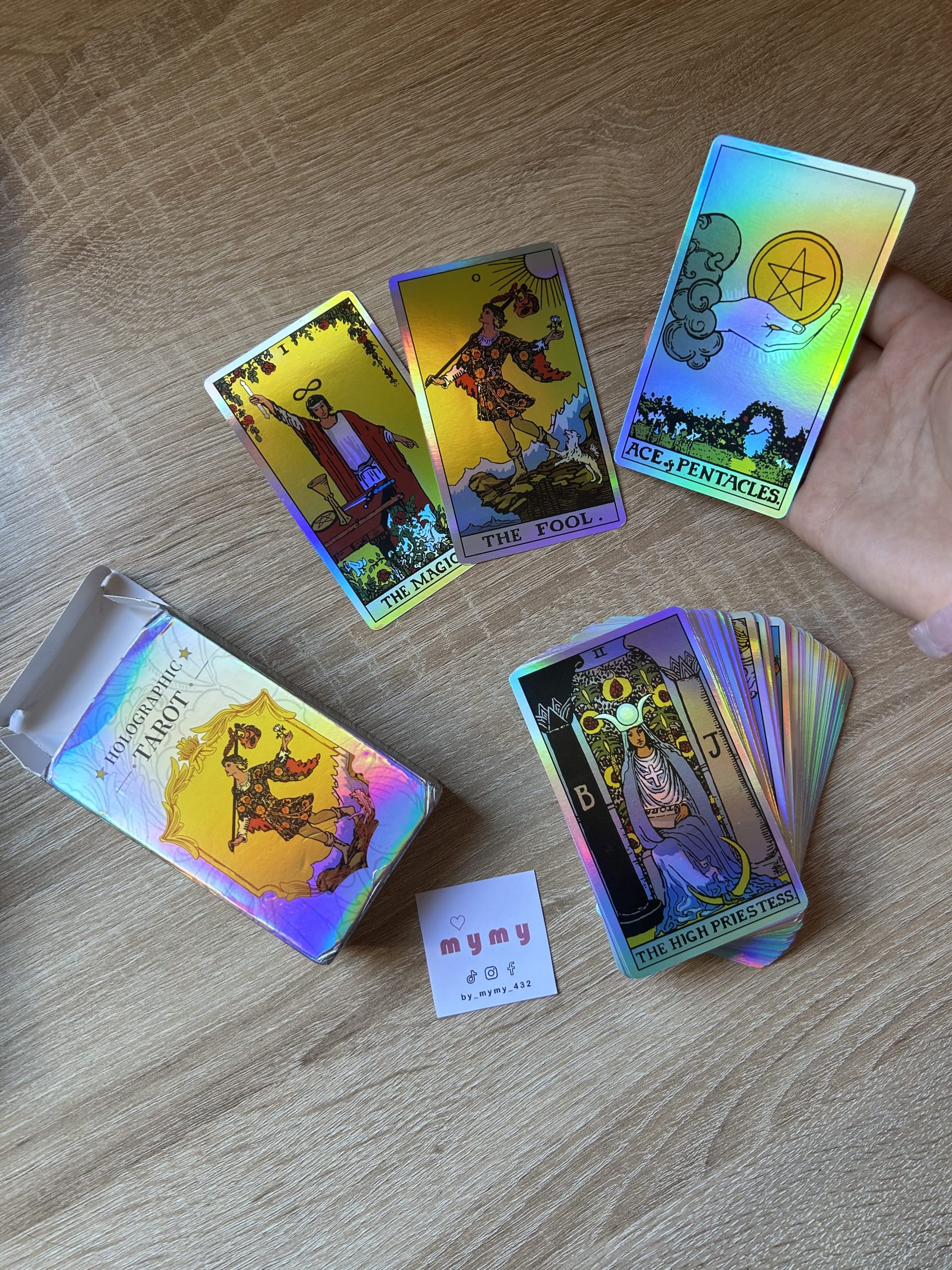 Cartes tarot - holographic  view 2