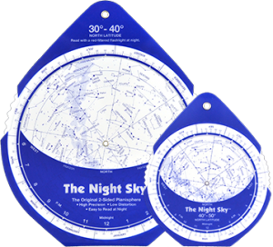 A planisphere for identifying constellations