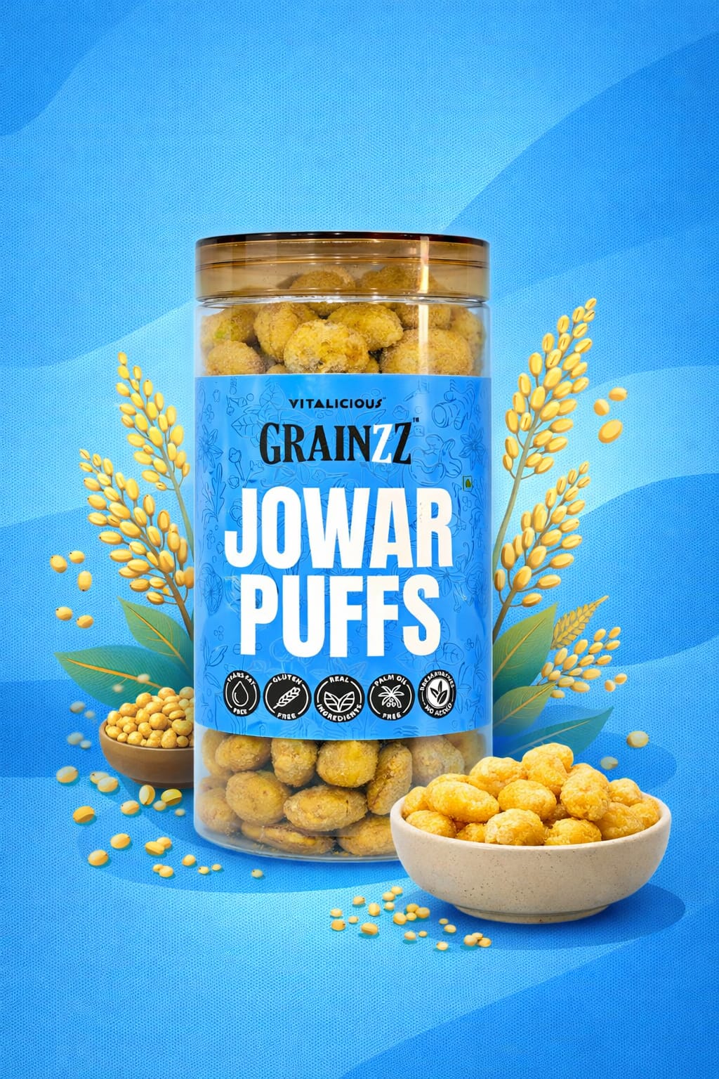 Jowar Puffs (Magic Masala)