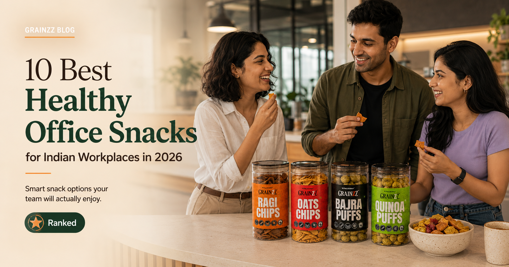 10 Best Healthy Office Snacks for Indian Workplaces in 2026