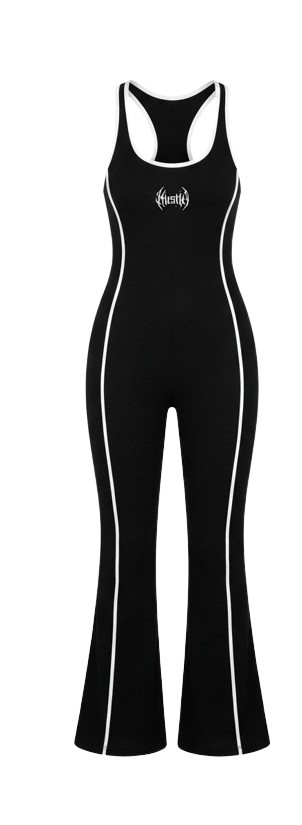Flare Jumpsuit — Black