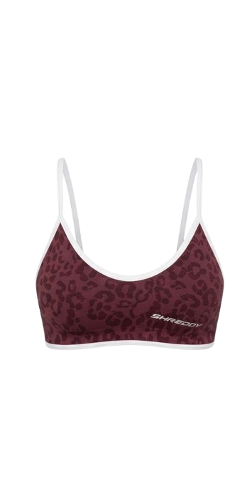 Leopard Seamless Set — Burgundy