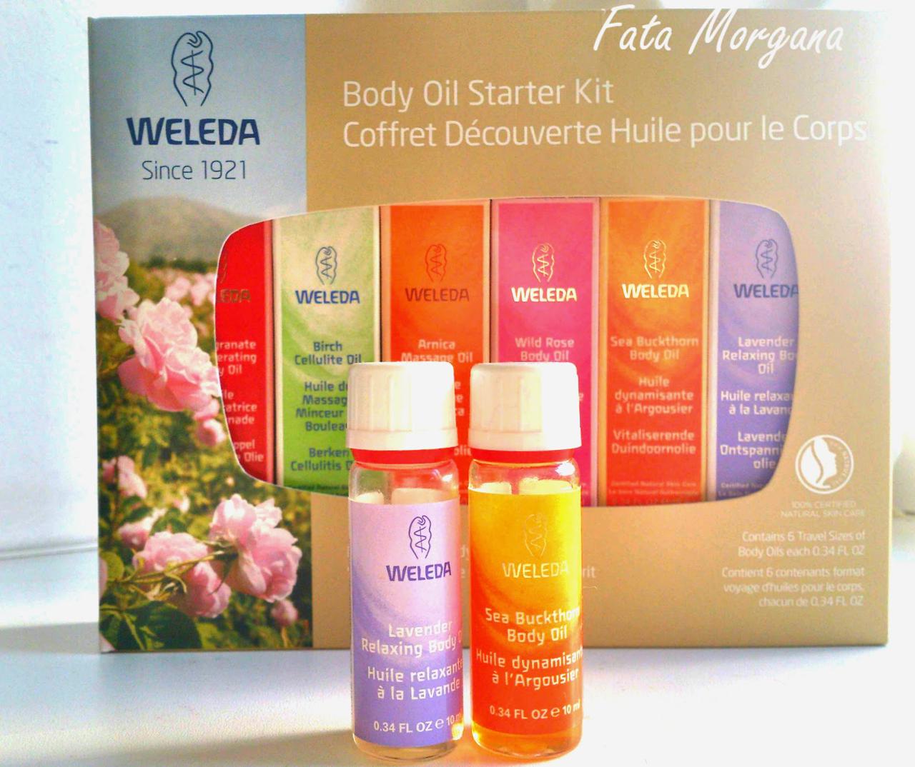 Weleda, базовый набор масел для красоты лица и тела. Очень нежное масло, которое питает кожу на весь день