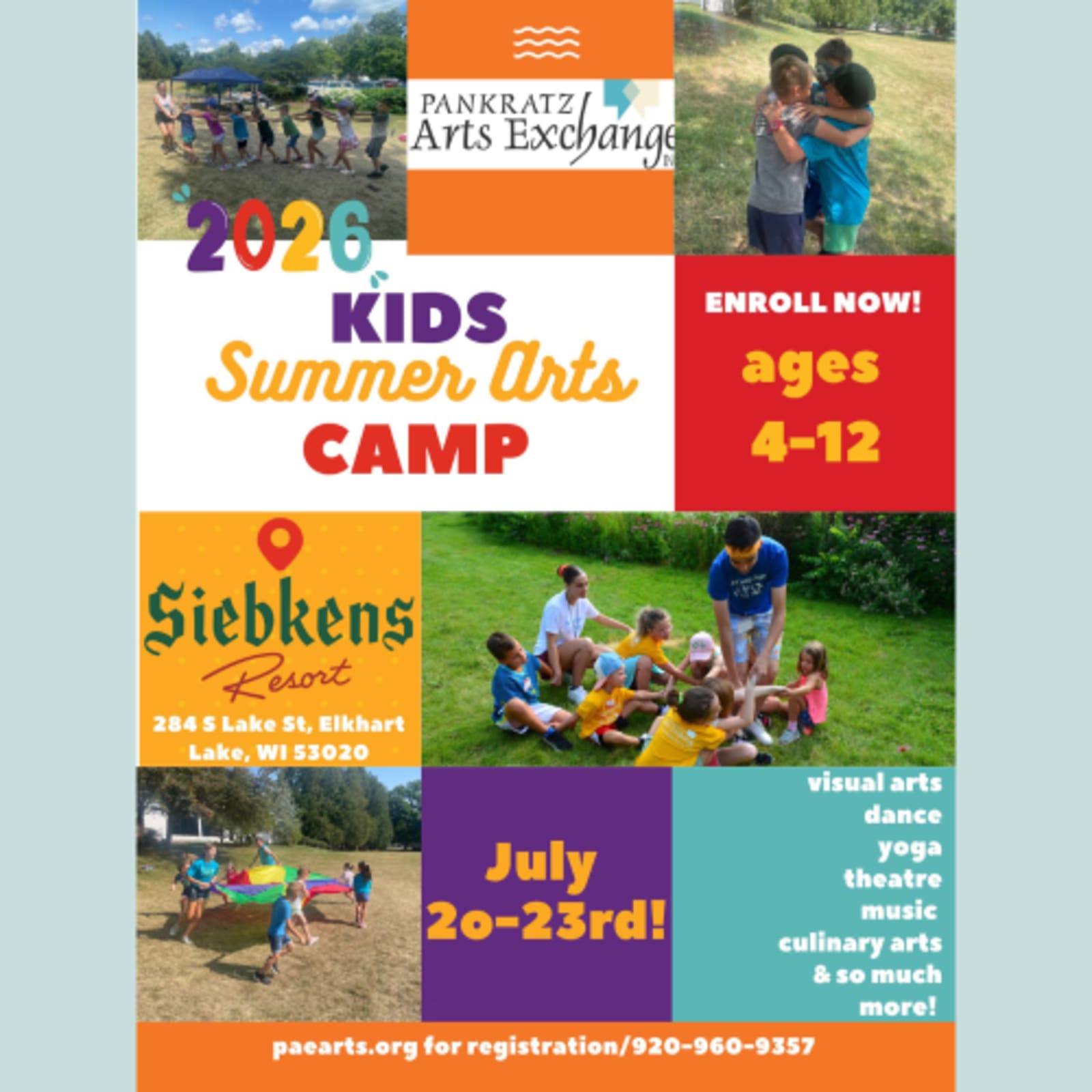 PAE 2026 Kids Arts Camp!