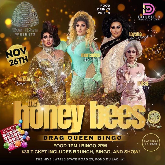 Honey Bees Drag Queen Bingo