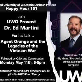 Happy Hour 101 #3 Provost Ed Martini